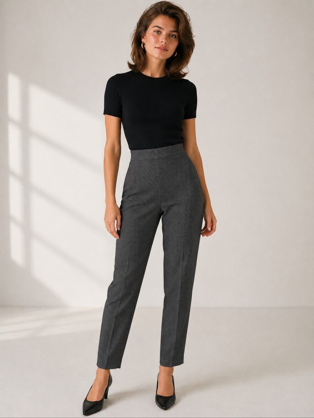 ❤️ 90's VINTAGE TALBOTS HIGH RISE MOM PANTS/ TROUSERS- TAPERED LEG, 6 (28)